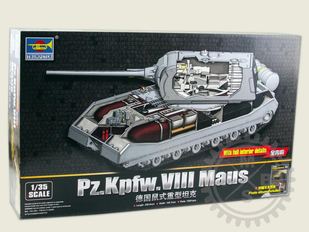 Trumpeter No TRU9541 Pz Kpfw VIII Maus With Interior 1 35