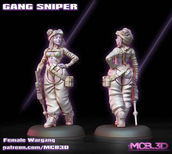Female Wargang - Sniper