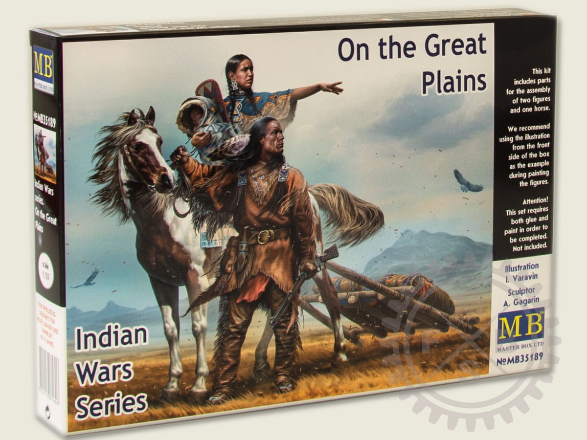 Masterbox 1:35 Scale Model Kit-on the Great Plains MAS35189 