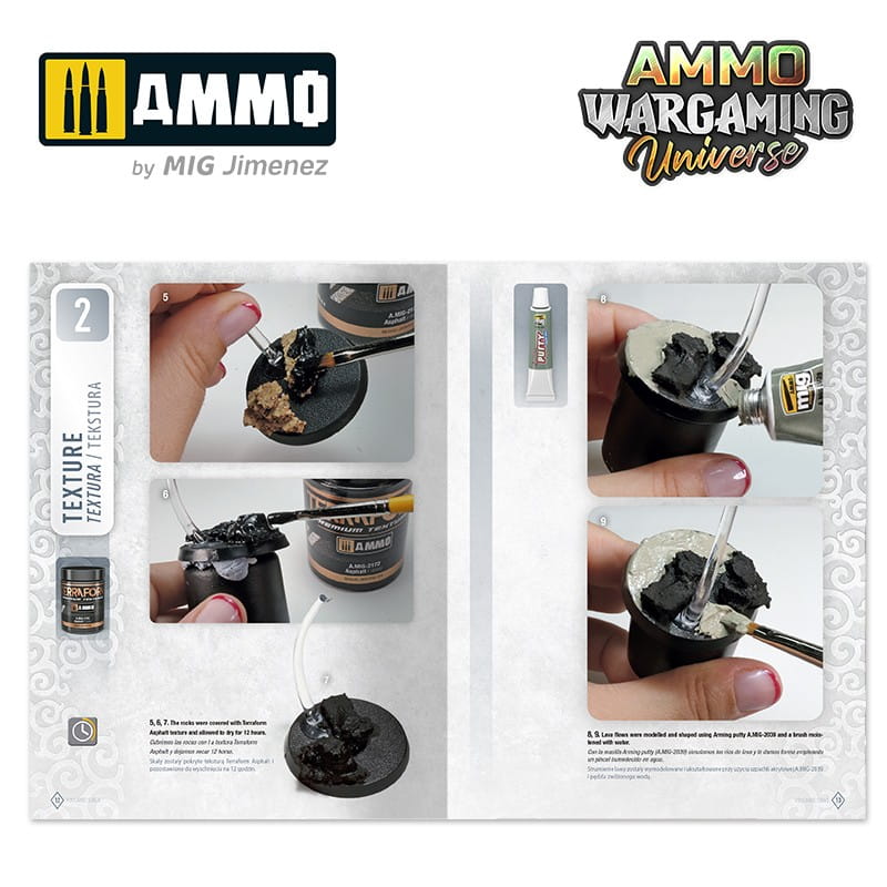 AMMO WARGAMING UNIVERSE - Set de pinceles DIO DRYBRUSH Premium para  Miniaturas