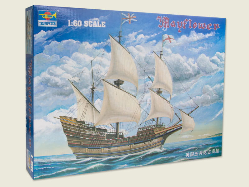 Trumpeter Bausatz TRU1201 Segelschiff Mayflower / 1:60 _ Der Sockelshop ...