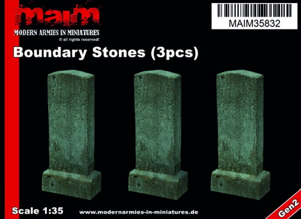 Boundary Stones / Begrenzungssteine / 1:35