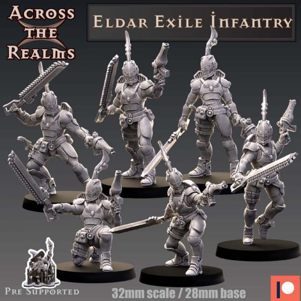Eldar Exile Melee Infantry