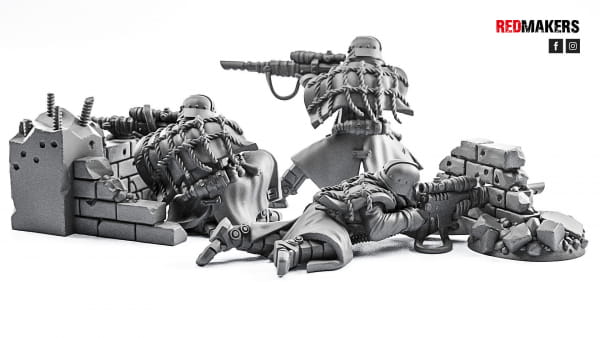 Death Squad - Snipers of the Imperial Force (3 Figures)