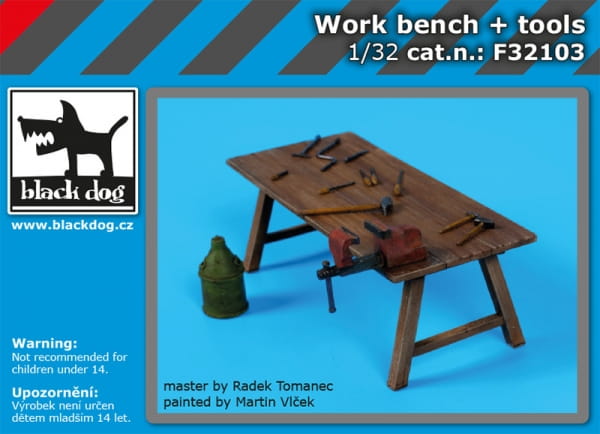 Work bench + tools / 1:32